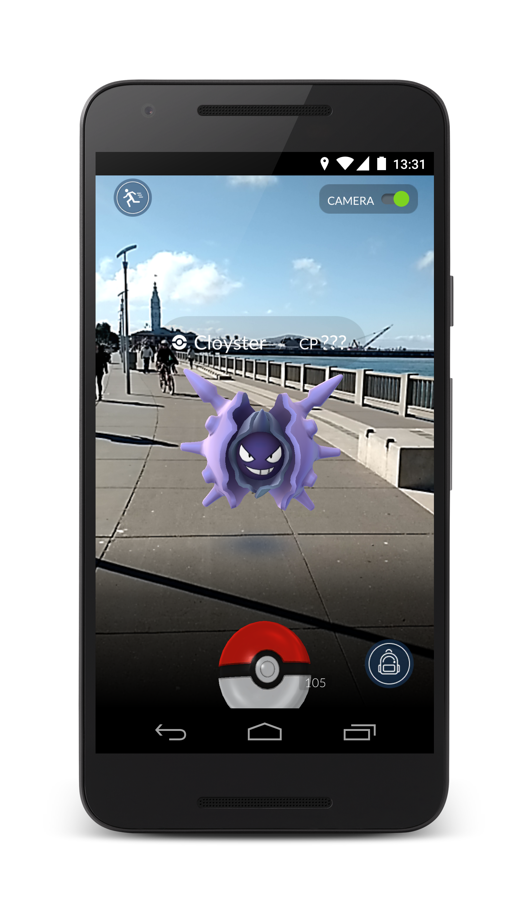 Pokémon GO Encounter Screenshot
