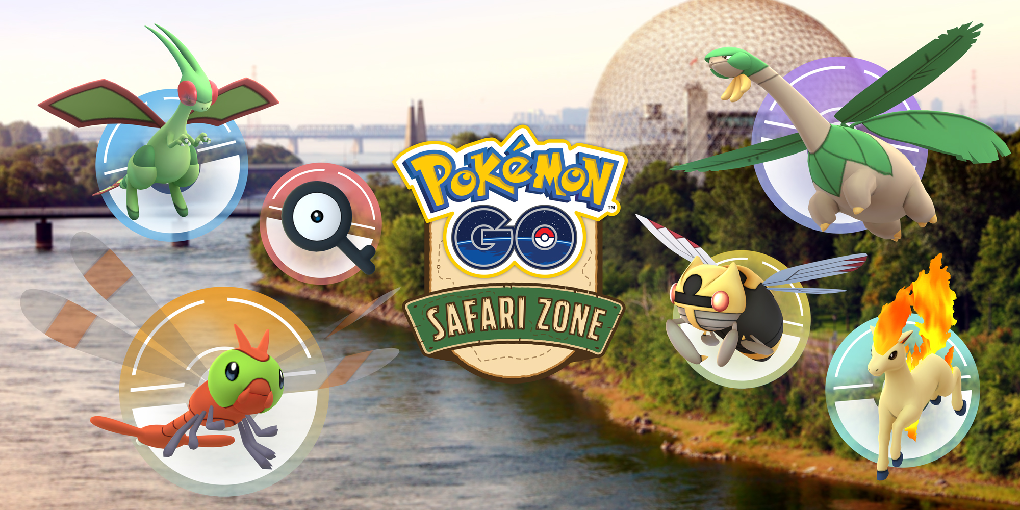[官方活動]在9月的「Pokemon GO Safari Zone in Montreal」盡情冒險吧！